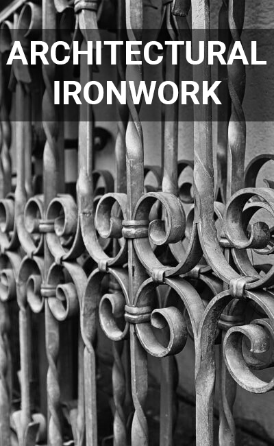 Architectural Ironwork Image with Text