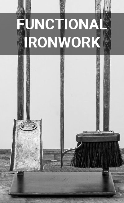 Functional Ironwork Image with Text