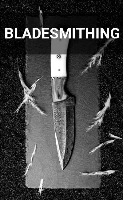 bladesmithing image with text